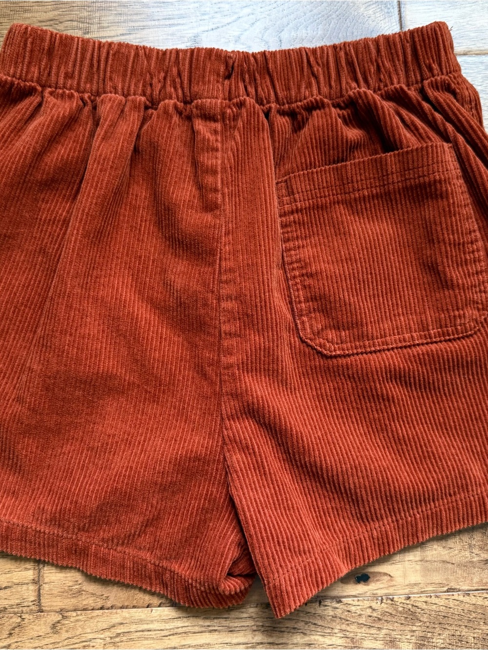 wild fable Rust Corduroy High-Waist Shorts Size Small - Picture 4 of 4